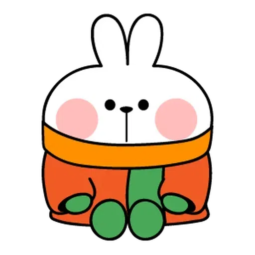 Spoiled Rabbit New Year - Sticker 17