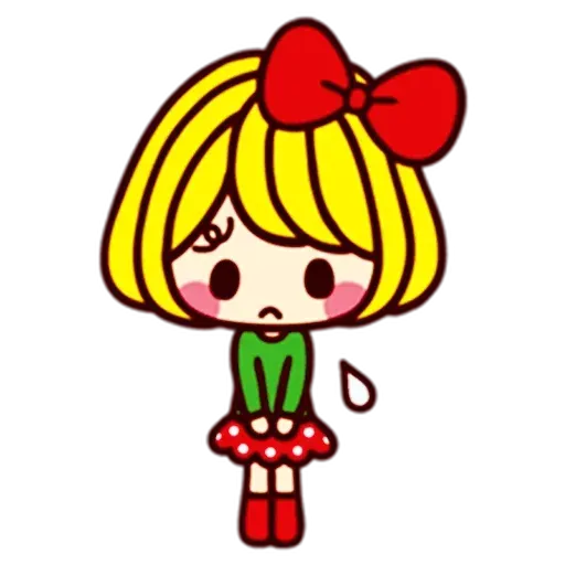 Girl and cat - Sticker 10