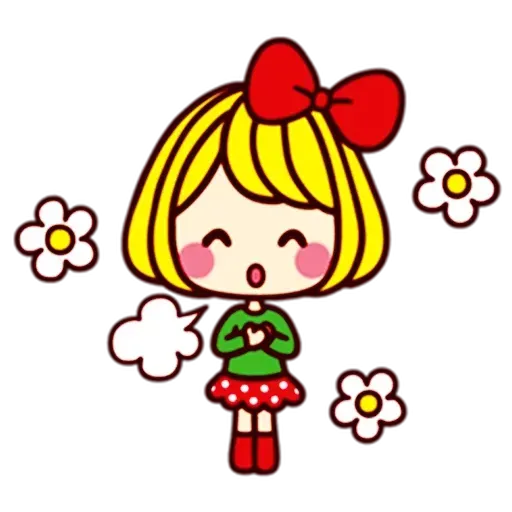 Girl and cat - Sticker 23