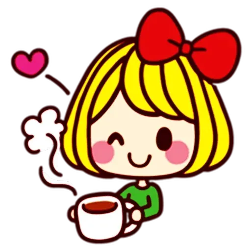 Girl and cat - Sticker 20