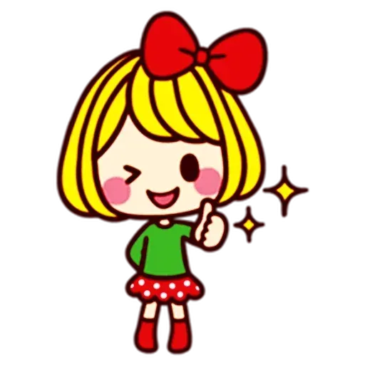 Girl and cat - Sticker 11