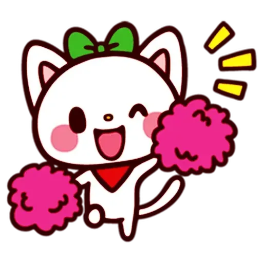 Girl and cat - Sticker 26