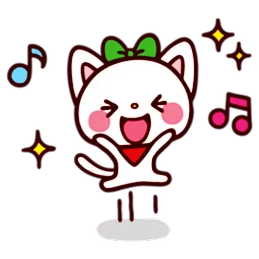 Girl and cat - Sticker 19