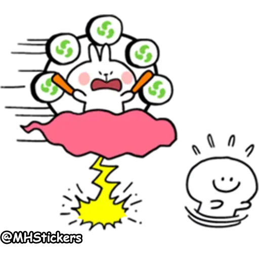 Spoiled rabbit summer  - Sticker 17