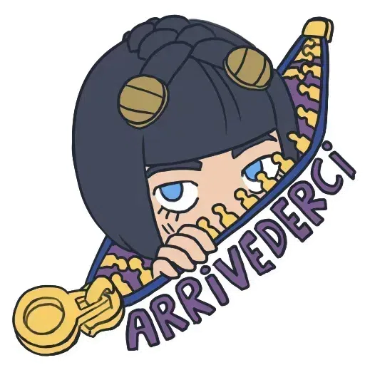 Jojo's Bizarre Stickers by Gamusaur - Sticker 23