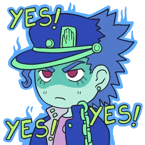 Jojo's Bizarre Stickers by Gamusaur - Sticker 12