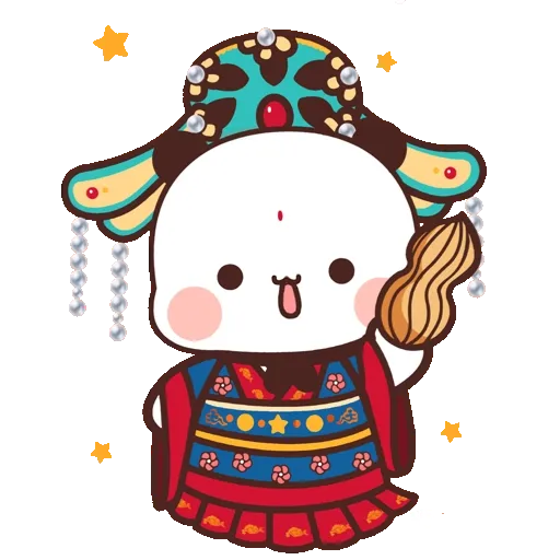 熊貓一二 festival New Year 5 (一二新年) GIF* - Sticker 9
