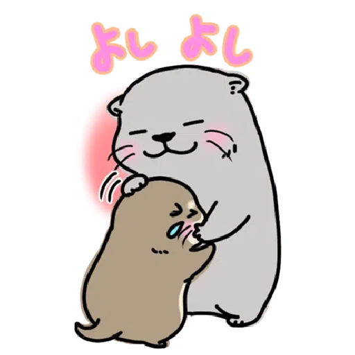 Otter’s otter big sticker - Sticker 18