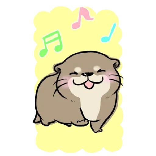 Otter’s otter big sticker - Sticker 15
