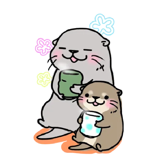 Otter’s otter big sticker - Sticker 27
