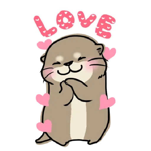 Otter’s otter big sticker - Sticker 19