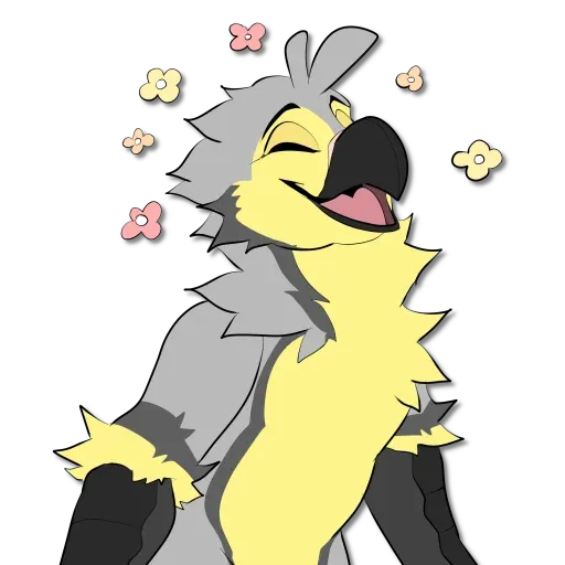 Polo The Fluffy Bird - Sticker