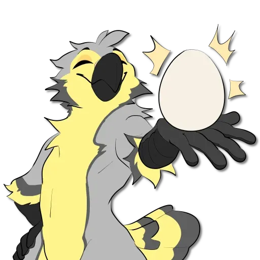 Polo The Fluffy Bird - Sticker