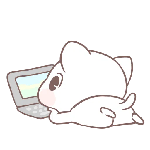 Marshmallow Puppies kitty! 2 by carina - Sticker 20
