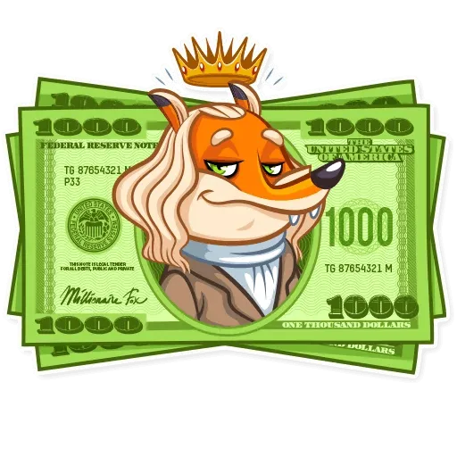 Millionaire Fox - Sticker 30