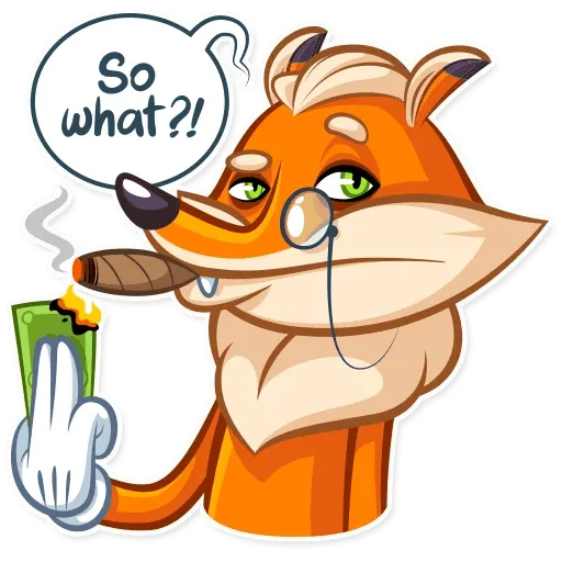 Millionaire Fox - Sticker 12