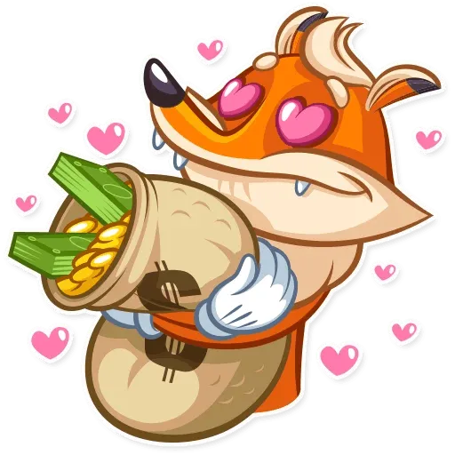 Millionaire Fox - Sticker 28