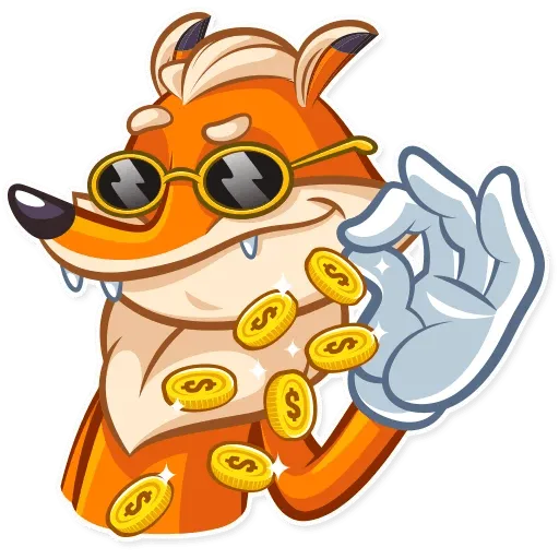 Millionaire Fox - Sticker 19