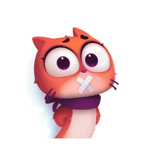 3D Cat - Sticker 19