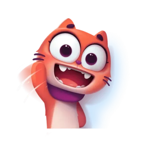 3D Cat - Sticker 13