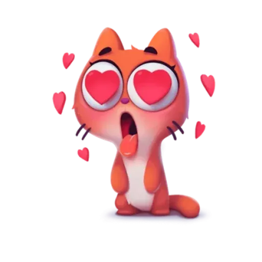 3D Cat - Sticker 21