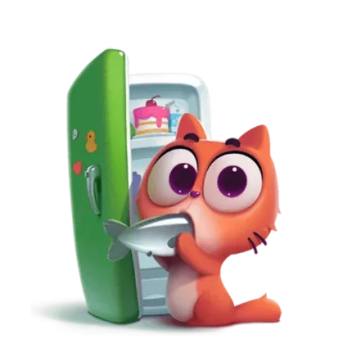 3D Cat - Sticker 25