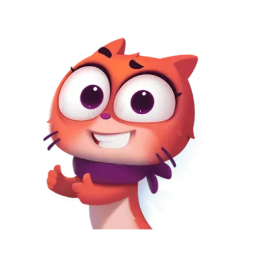 3D Cat - Sticker 16