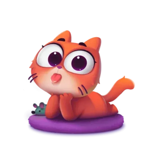 3D Cat - Sticker 28