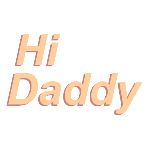 Hi daddy - Sticker 13
