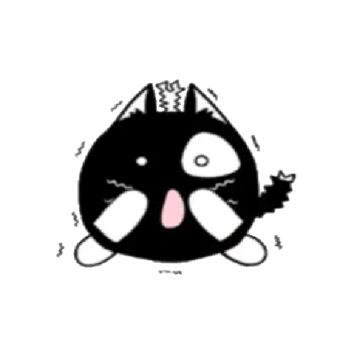 lonely black cat - Sticker 19