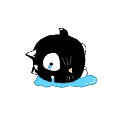 lonely black cat - Sticker 11