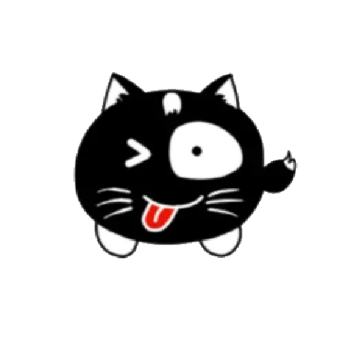 lonely black cat - Sticker 20