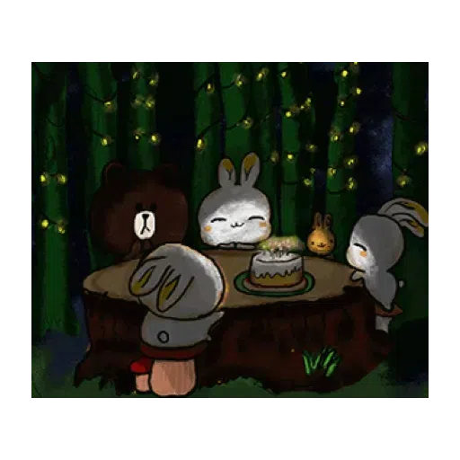 sano and BROWN & FRIENDS (聖誕, 新年) - Sticker 16