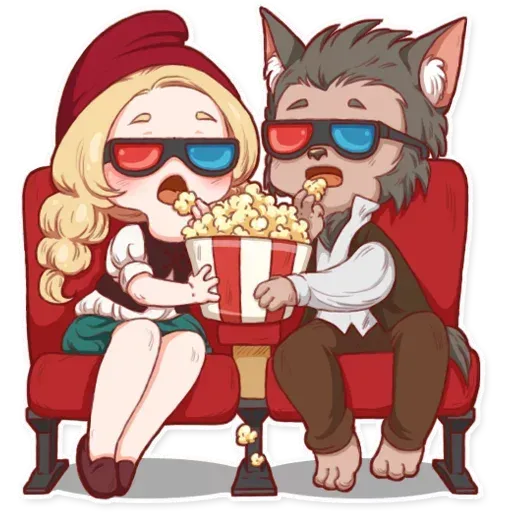 Wolf love - Sticker 21