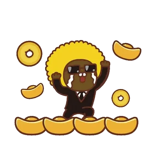 將軍澳中心 Kakao Friends 「新春黃金豐收莊園」(新年, CNY) GIF* - Sticker 14
