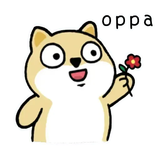 Shiba Try - Sticker 28