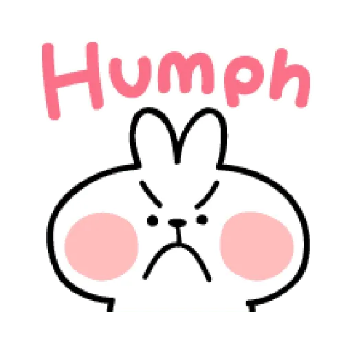 poiled Rabbit A Word Emoji 2 - Sticker 10