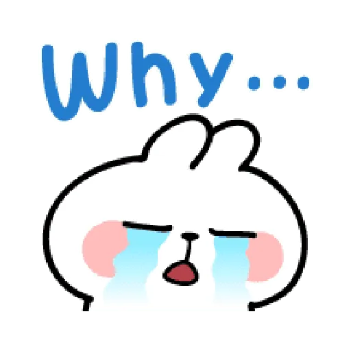 poiled Rabbit A Word Emoji 2 - Sticker 9
