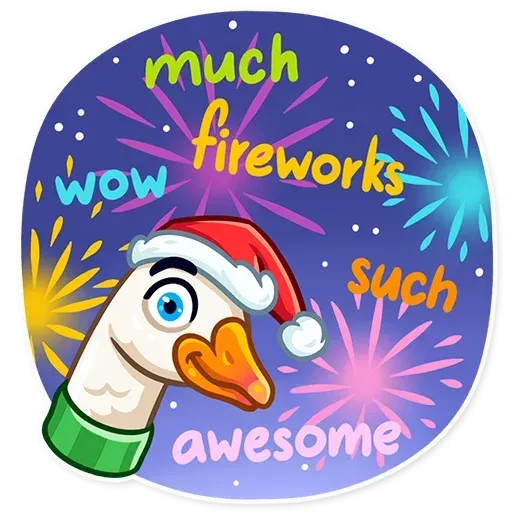 Christmas Goose - Sticker 16