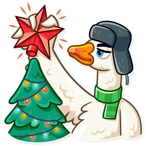 Christmas Goose - Sticker 11