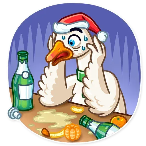 Christmas Goose - Sticker 12