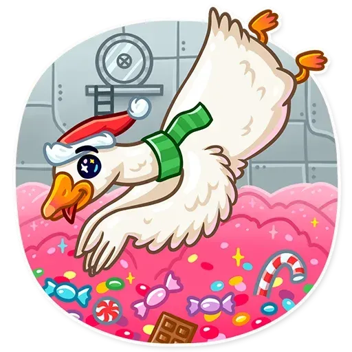 Christmas Goose - Sticker 22