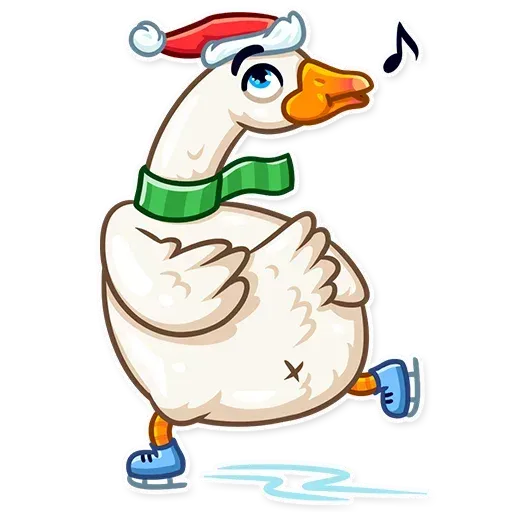 Christmas Goose - Sticker 9