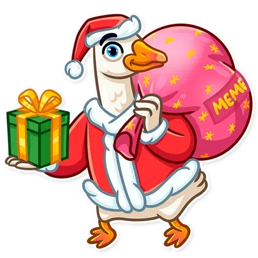 Christmas Goose - Sticker 20