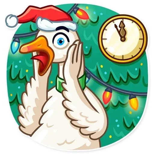 Christmas Goose - Sticker 10