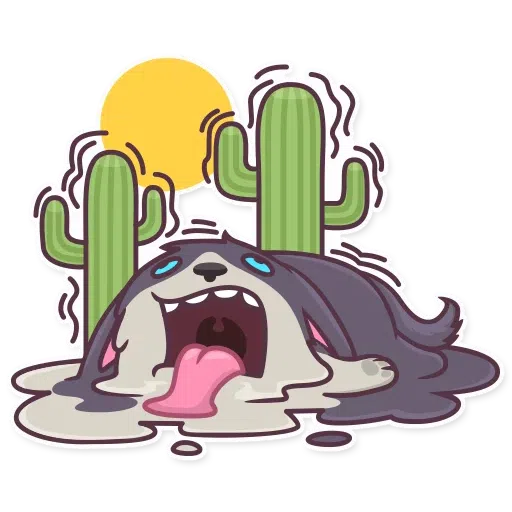 Hank the Husky - Sticker 25