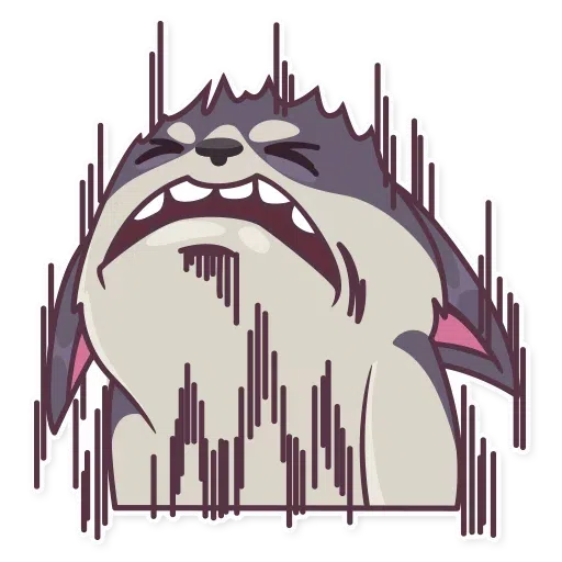 Hank the Husky - Sticker 13