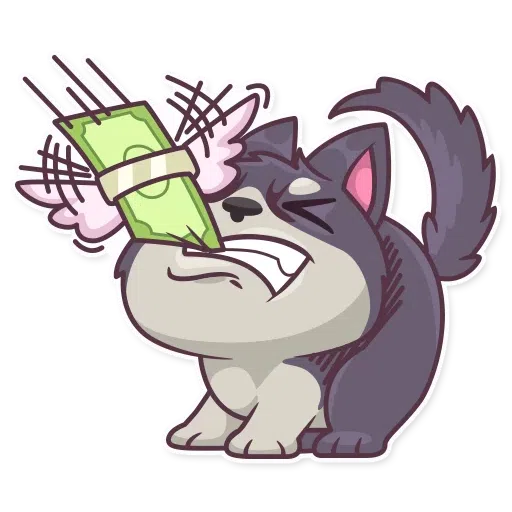 Hank the Husky - Sticker 17