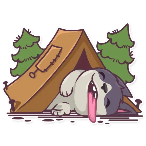 Hank the Husky - Sticker 18