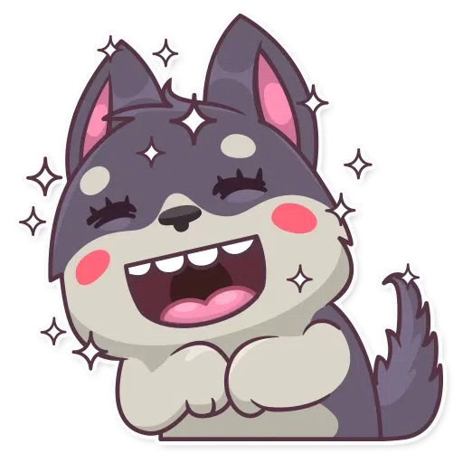 Hank the Husky - Sticker 9